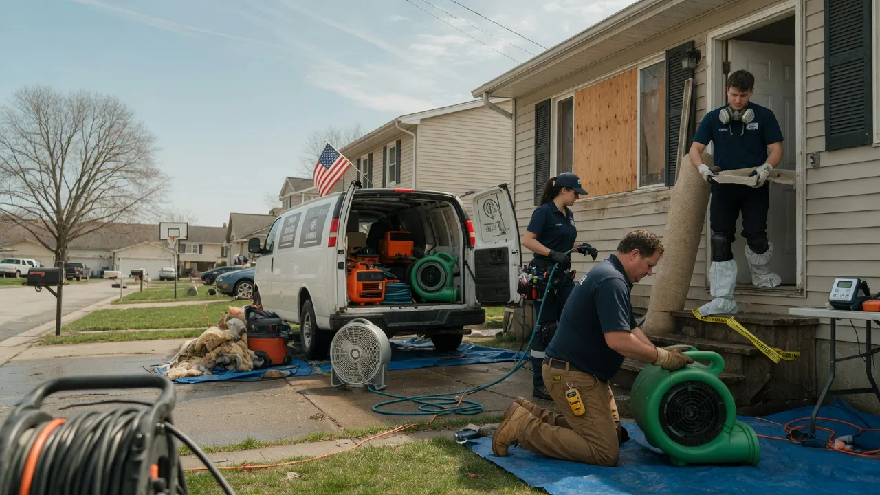 Water Damage Restoration in Millstadt, IL near me